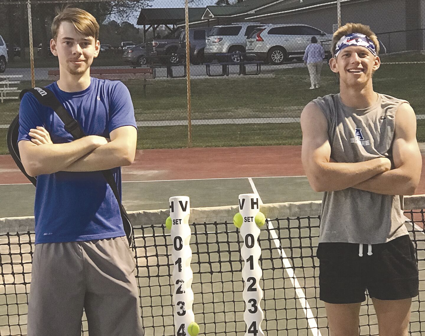 Two Arab senior tennis players honored